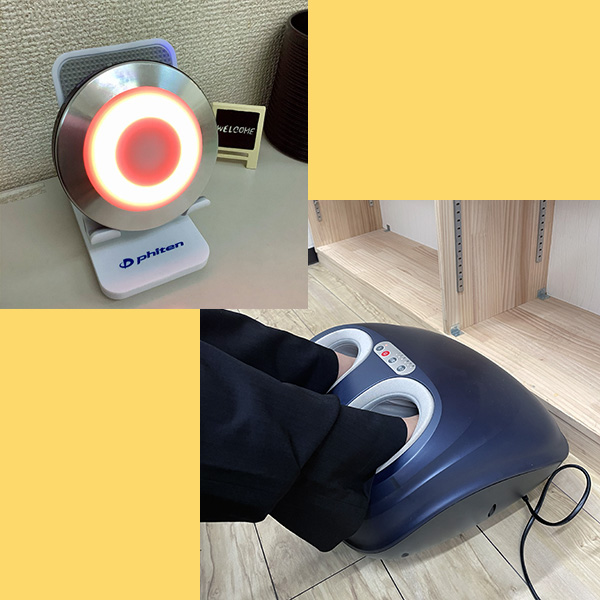 特典２凝りの解消・疲れを癒すファイテングッズ無料お試し！